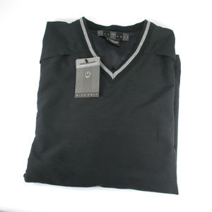 Nike Golf Black V Neck SS Pullover Windbreaker